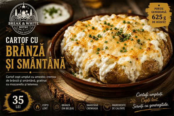Cartof cu Brânză și Smântână